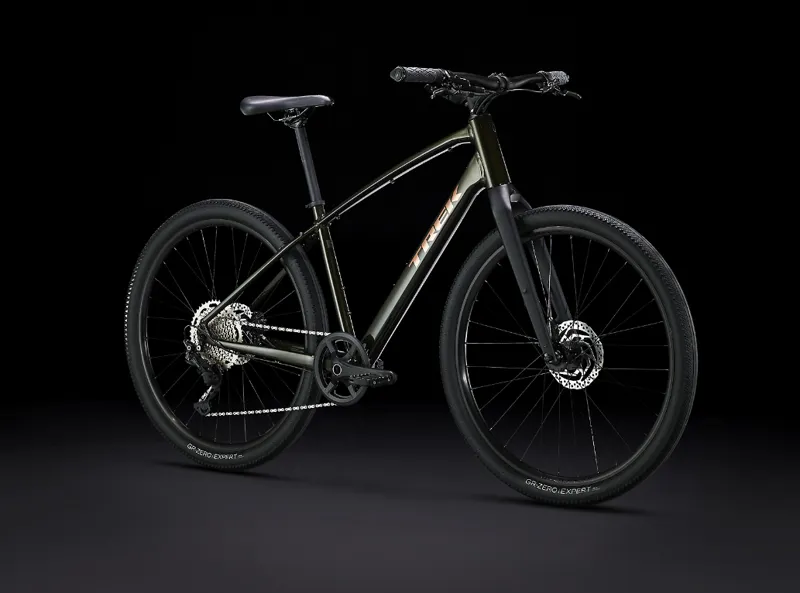 Trek Dual Sport 3 Gen 5 Hybrid Bike 2023 in Black Olive-9